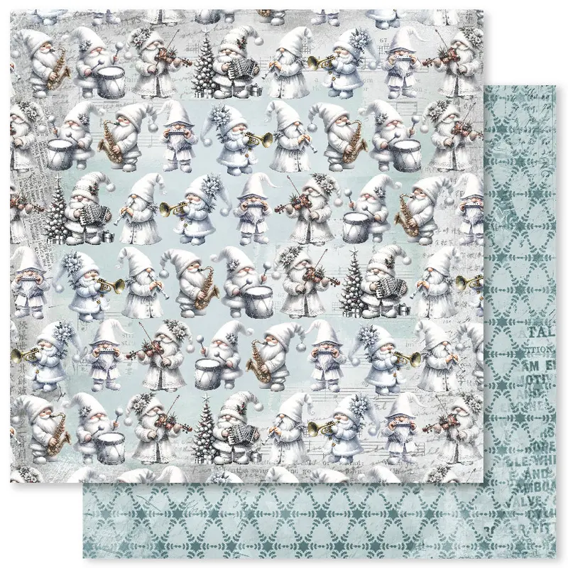 White Christmas D 12X12 Paper (12Pc Bulk Pack) 32901 1