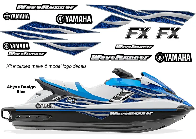 Yamaha Waverunner Fx Ho Accent Graphics (2012-2018) - Abyss 2