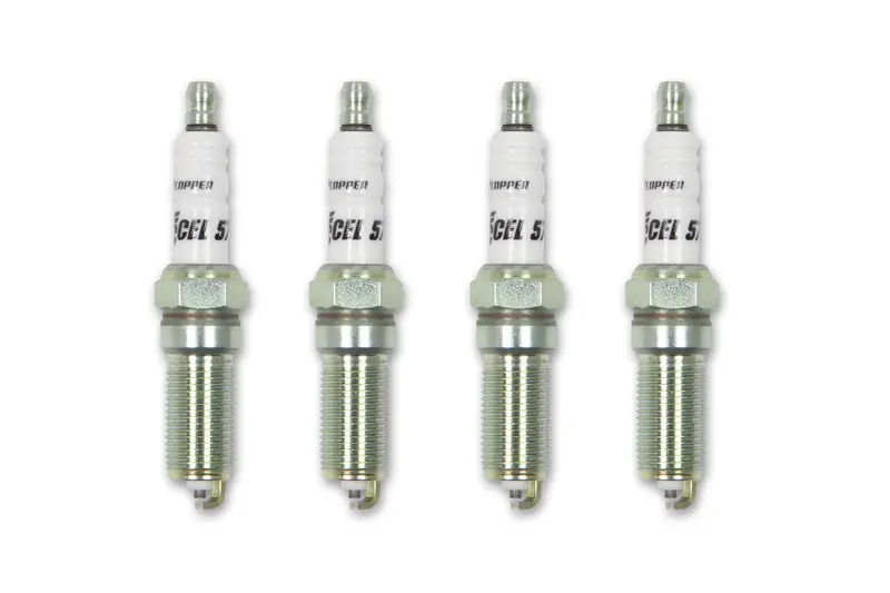 Accel 578-4 High-Performance Copper Core Spark Plugs 1
