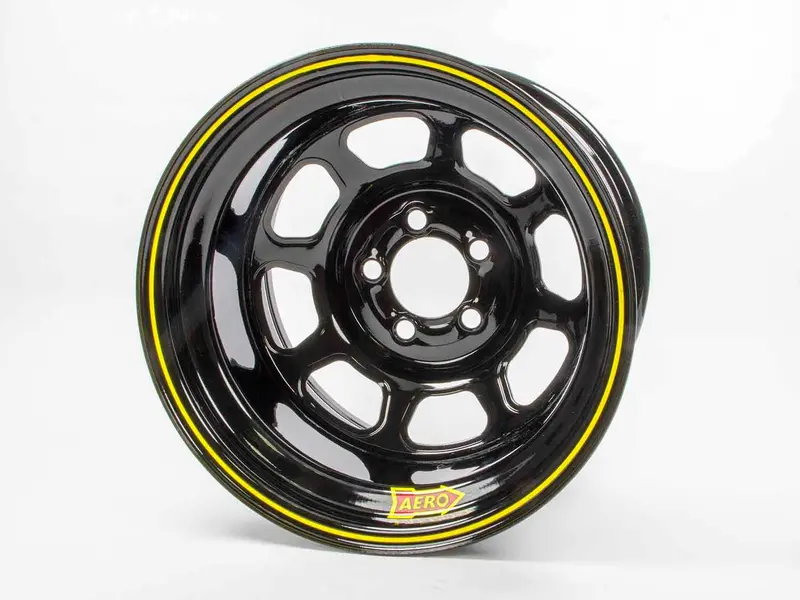 Aero Race Wheels 15X10 Black Alloy Rim – 5X5.00 Bolt Pattern, 3-Inch Backspace 1