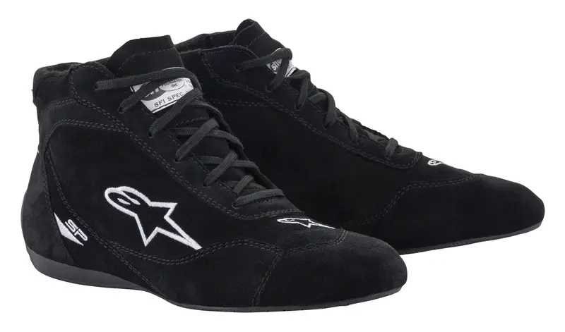 Alpinestars Sp V2 Motorcycle Shoe – Black, Size 9, Ce-Certified Protection 1