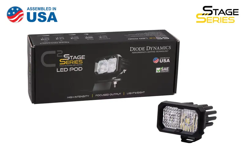 Diode Dynamics Stage Series 2-Inch Led Pod Light – Sport White Spot, Rbl Mount 1