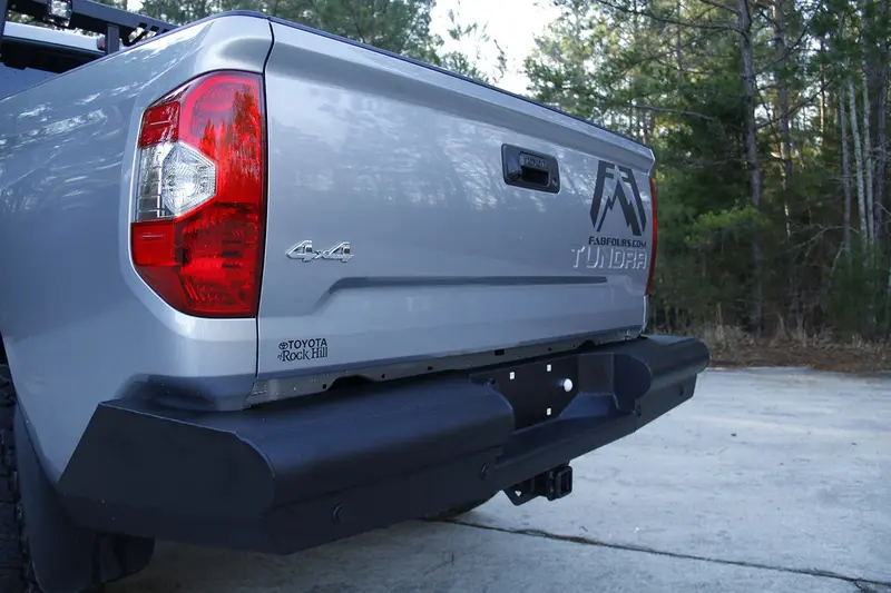 Fab Fours Elite Rear Bumper – Dual-Stage Black Powder Coating, Rugged Off-Road Build 1