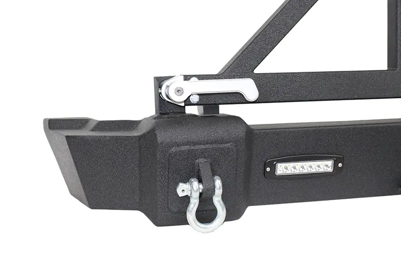 Fishbone Off-Road Rear Bumper With Integrated Tire Carrier – Jeep Jk Wrangler (2007–2018) 1