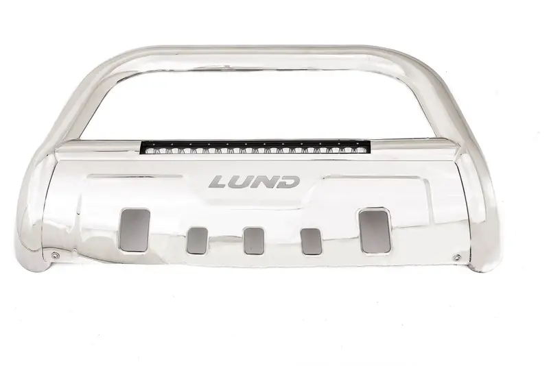 Lund Stainless Steel Bull Bar With Integrated Lighting And Wiring Harness 1