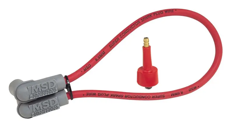 Msd Blaster 2 Hei Ignition Coil Wire – Red Super Conductor Cable For Reliable Spark Delivery 1