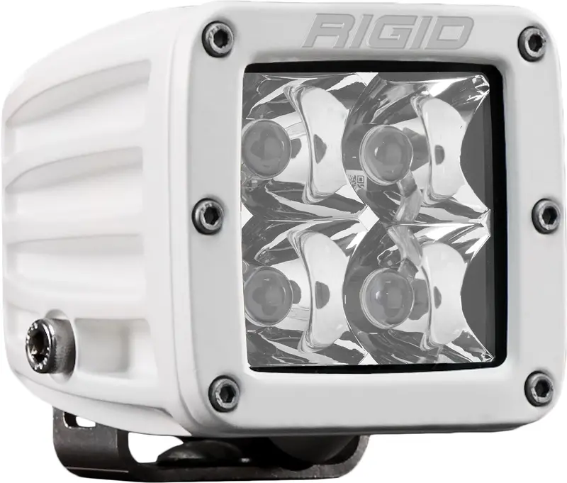 Rigid Industries D-Series Dually White Spot Led Light – Compact Dual-Beam Driving Lamp 1