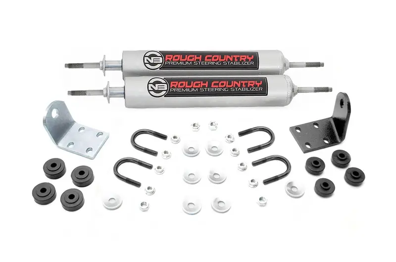 Rough Country Dual Steering Stabilizer Kit For 1977–1979 Ford Bronco And F-Series Trucks 1