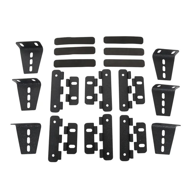 Smittybilt Am-6 Adjustable Roof Rack Brackets – Six-Piece Set For Custom Crossbar Installation 1