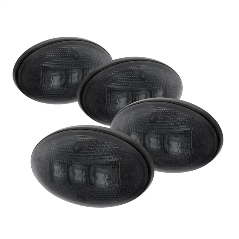 Spyder Auto Xtune Led Side Fender Light Kit – Red & Amber Smoke Lenses (4-Piece) 1
