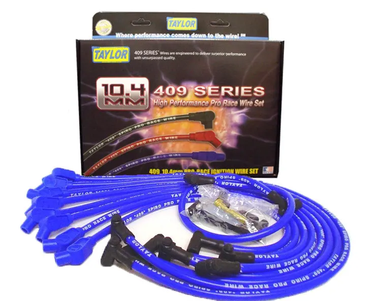 Taylor Cable 79658 10.4Mm Spiro-Pro Ignition Wire Set – Premium 409-Series Construction 1